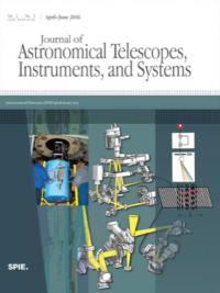 Instrument being installed in telescope