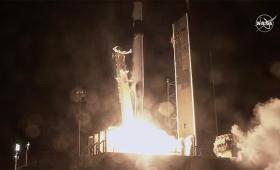 photo of contracted cargo mission launch
