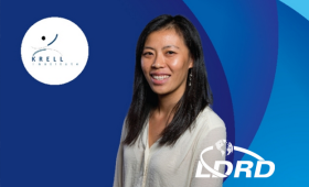 image of Tammy Ma with KRELL logo