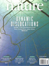 Nature Cover "Dynamic Dislocations"