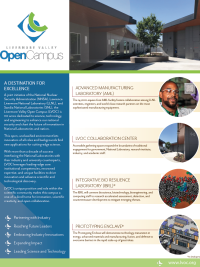 Factsheet descbribing the Livermore Valley Open Campus