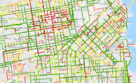 Map of San Francisco electricity grid