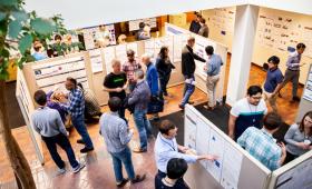 Scientists talk at American Physics Society meeting social event