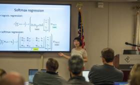 Lab staff in the deep learning class