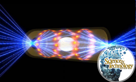 Artist's conception of hohlraum during fusion experiment 