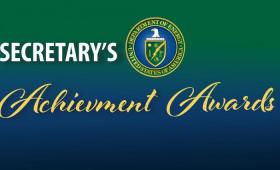 Text "Secretary's Achievement Awards" and DOE logo