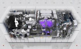 A cutaway drawing of an ASML EUVL machine. Credit: ASML 