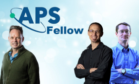 LLNL's Raymond Smith, Daniel Casey and Daniel Clark, three new fellows of the American Physical Society. 