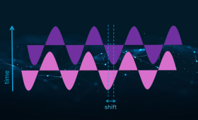 When quantum mechanical particles scatter, it shifts the position of their wave. The new algorithm accurately measures these shifts, opening the way to quantum simulations of scattering processes. 