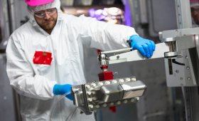 The cryogenic-compatible X-ray, neutron and blast snout (CryoXNBS) safely houses material samples to be subjected to fusion ignition irradiation environments inside a solid double containment enclosure during a National Ignition Facility (NIF) experiment.