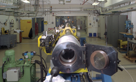 At the Nevada National Security Sites, the Joint Actinide Shock Physics Experimental Research (JASPER) gas gun slams small, fast-moving projectiles into small samples of plutonium, yielding data about the behavior of plutonium under high-pressure shock conditions.