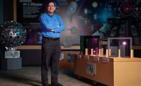 Wren Carr, a new SPIE Fellow, has dedicated his career to optics at the National Ignition Facility. (Photo: Blaise Douros/LLNL)