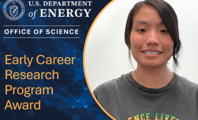 Wei Jia Ong, a staff scientist at LLNL, was named a 2026 recipient of the U.S. Department of Energy’s Office of Science Early Career Research Program award.